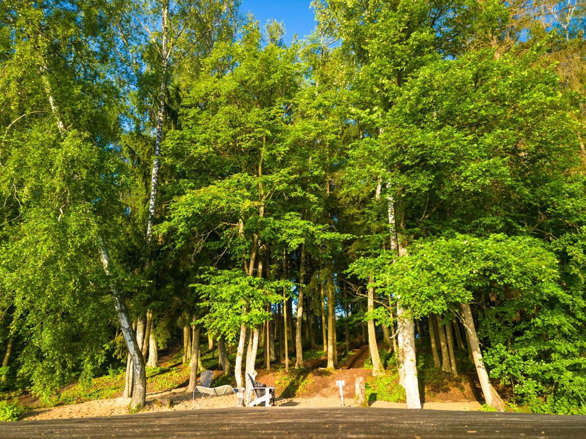 Domek Nad Jeziorem Kretowiny Bagian luar foto